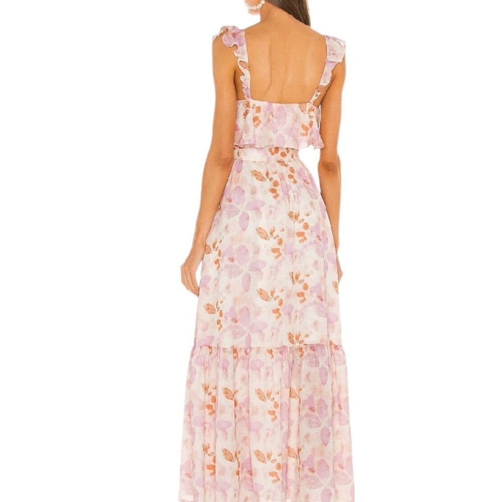House of Harlow 1960 Pink Floral Maxi Dress - Picture 3 of 9